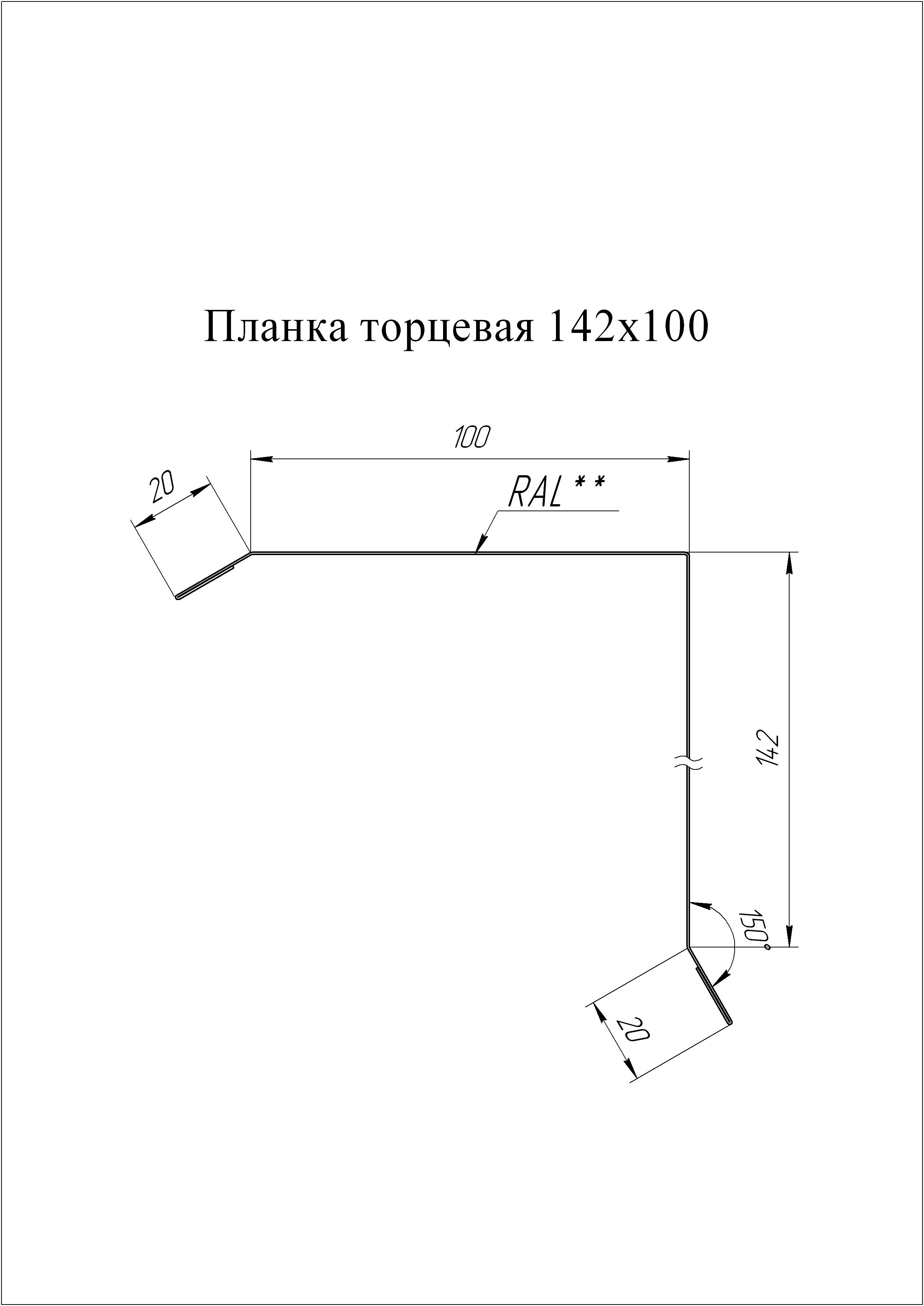 Отлив простой гранд лайн чертеж